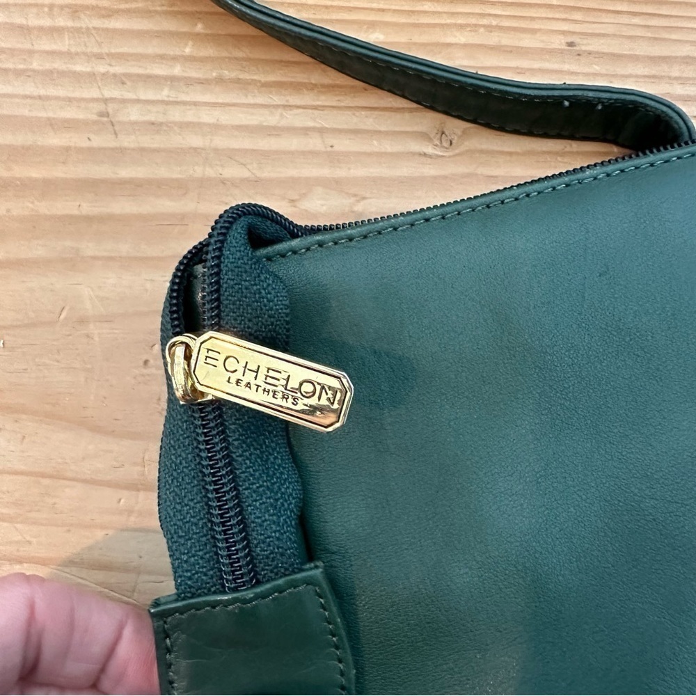 Echelon Leathers green unisex tote - Picture 5 of 15